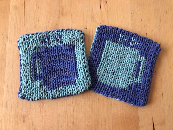 Double Knit Coffee Coasters – Cushion of Joy